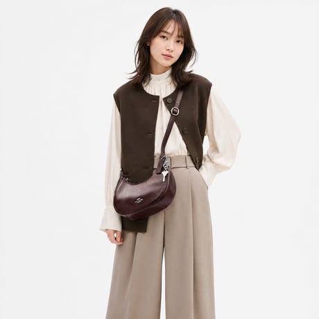 🎀COACH コーチ エミリー ショルダー バッグ　CDX34 SVMPL