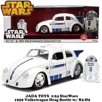 1:24 Star Wars 1959 Volkswagen Drag Beetle w/ R2-D2【スターウォーズ】ミニカー