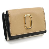 🎀MARC JACOBS マークジェイコブス 三折財布小銭入付き 2F3SMP060S07 233 THE MINI TRIFOLD WALLET レディース ブラウン