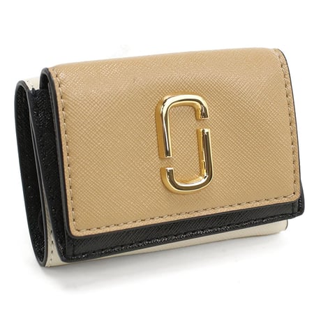 🎀MARC JACOBS マークジェイコブス 三折財布小銭入付き 2F3SMP060S07 233 THE MINI TRIFOLD WALLET レディース ブラウン