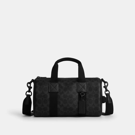 ✨COACH　エクスプローラー ダッフル バッグ 28・シグネチャー キャンバス　CET22 MWOY2