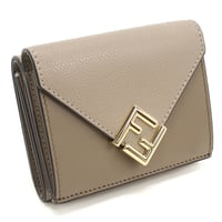 フェンディ 三つ折り財布 小銭入付き 8M0480 ALV4 F1N1G FFダイヤモンド レディース グレージュ