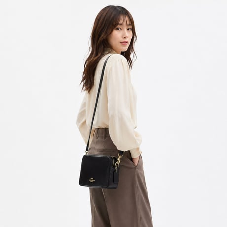 🎀COACH　コーチ　キャリー クロスボディ バッグ　CEB28 IMBLK