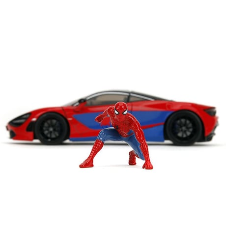 1:24 MARVEL SPIDER-MAN & McLaren 720S 【スパイダーマン ミニカー】