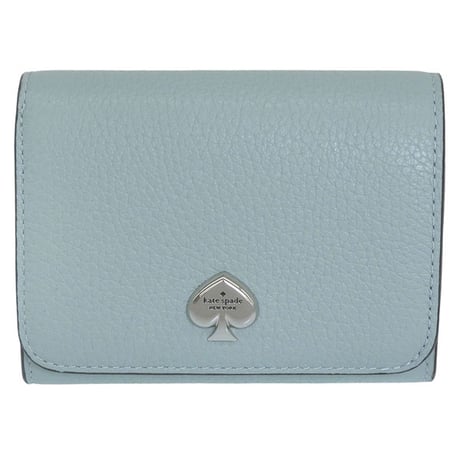 🎀ケイトスペード 財布 レディース 2つ折り 折財布 コンパクト アウトレット レザー グリーン KAYLA SM LZIP WALLET KK056 303 kate spade