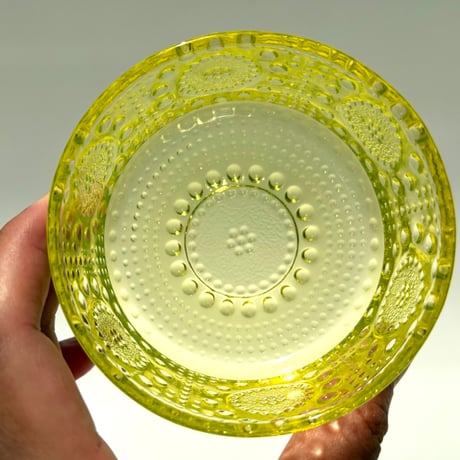Riihimäen Lasi リーヒマエン・ラシ Nanny Still Grapponia 9cm ボウル イエロー ナニー・スティル
