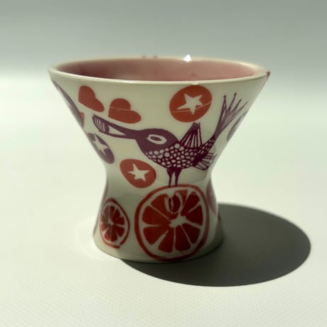 Heini Riitahuhta 鳥＆フルーツモチーフ 2way cup ② ヘイニ・リータフフタ