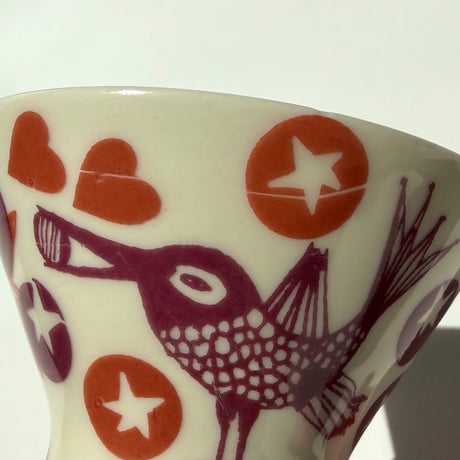 Heini Riitahuhta 鳥＆フルーツモチーフ 2way cup ② ヘイニ・リータフフタ