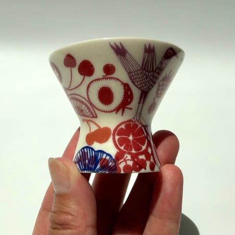 Heini Riitahuhta 鳥＆フルーツモチーフ 2way cup ③ ヘイニ・リータフフタ