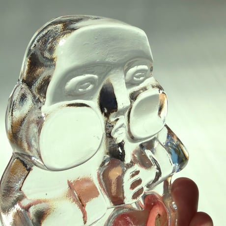iittala Jorma Vennola Lasinpuhaltaja ガラス吹きの職人 ガラスオブジェ ヨルマ・ヴェンノラ
