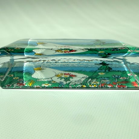 Iittala イッタラ ムーミン ガラスカード  "Snorkmaiden and the Midsummer Flowers"