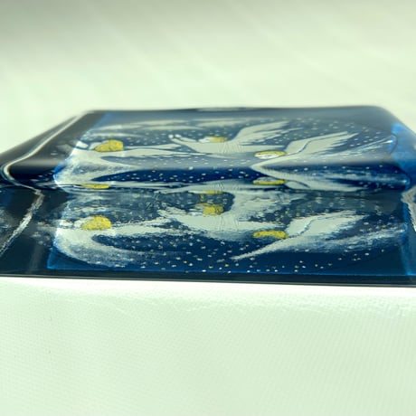 iittala Heljä Liukko-Sundström 天使 ガラスカード 大サイズ ヘルヤ・リウッコ・スンドストロム