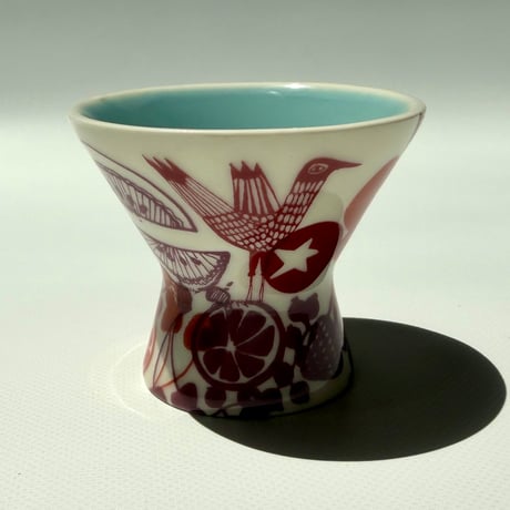 Heini Riitahuhta 鳥＆フルーツモチーフ 2way cup ④ ヘイニ・リータフフタ