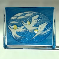 iittala Heljä Liukko-Sundström 天使 ガラスカード 大サイズ ヘルヤ・リウッコ・スンドストロム