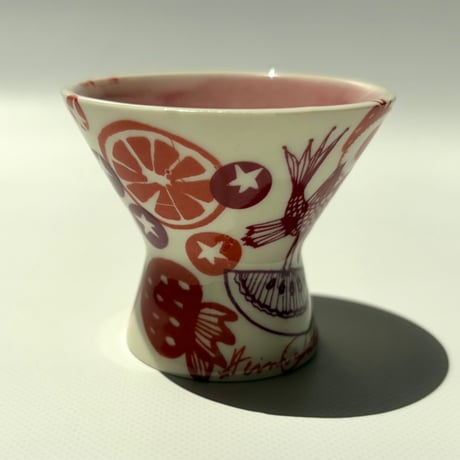 Heini Riitahuhta 鳥＆フルーツモチーフ 2way cup ② ヘイニ・リータフフタ