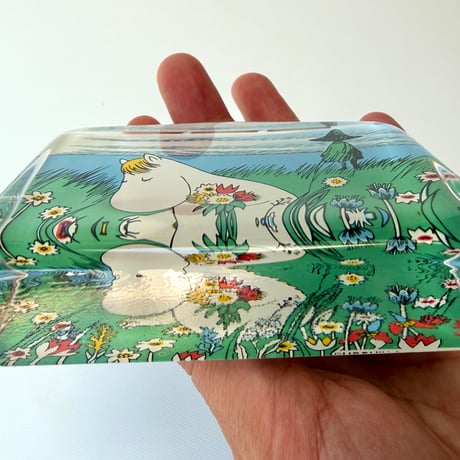 Iittala イッタラ ムーミン ガラスカード  "Snorkmaiden and the Midsummer Flowers"