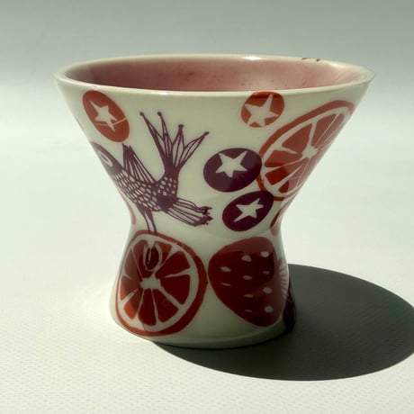 Heini Riitahuhta 鳥＆フルーツモチーフ 2way cup ② ヘイニ・リータフフタ
