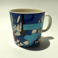 ARABIA Heljä Liukko-Sundström　バニーマグ ウサギ Sporty Bunnies