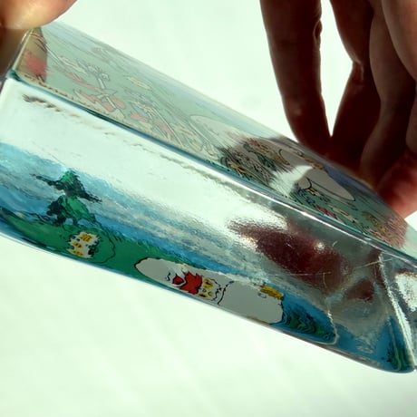 Iittala イッタラ ムーミン ガラスカード  "Snorkmaiden and the Midsummer Flowers"