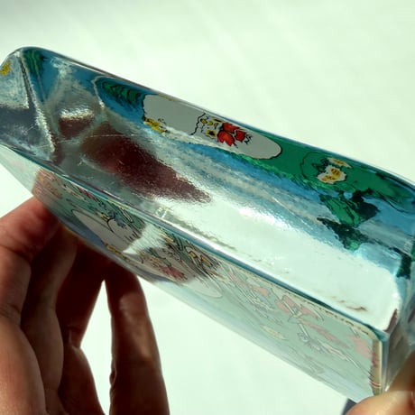 Iittala イッタラ ムーミン ガラスカード  "Snorkmaiden and the Midsummer Flowers"