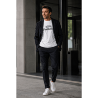 受注生産【100％ Footballer】半袖Tシャツ（Standard）WHITE