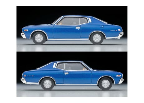 トミーテック 1/64 TLV-N359a 日産 グロリア 2ドアHT 2800 SGL（紺）75年式