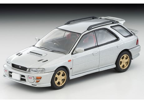 トミーテック 1/64 TLV-N281c スバル インプレッサ ピュアスポーツワゴン WRX STi Ver.V（銀）98年式