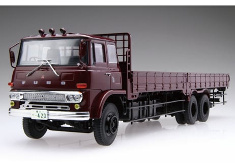アオシマ 1/32 ザ☆トラック No.01 三菱ふそう T951 後期型 平ボデー