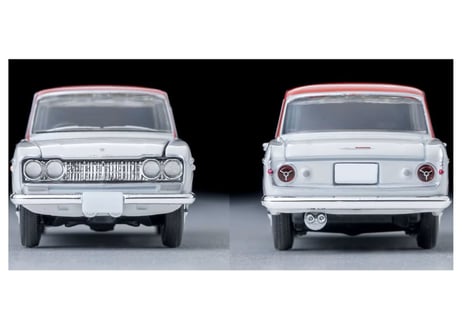 トミーテック 1/64 TLV-217a プリンス スカイライン 2000GT（白／赤）65年式