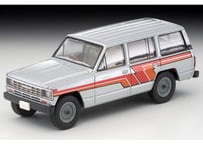 トミーテック 1/64 TLV-N109d ニッサン サファリ エクストラバンDX(銀/ストライプ)85年式