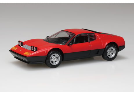 アオシマ 1/32 楽プラ スナップキット No.26-RD フェラーリ 512 BB(レッド)