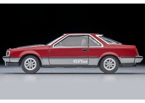 トミーテック 1/64 TLV-N69c トヨタ コロナ ハードトップ 1800GT-TR（ワイン／グレー）84年式
