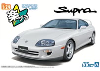 アオシマ 1/24 楽プラ スナップカー No.08-SW JZA80 スープラ 1996 スーパーホワイトⅡ