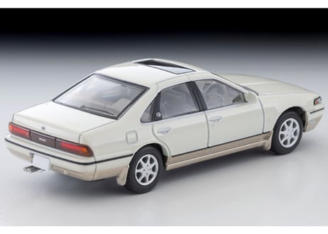 トミーテック 1/64 TLV-N319c 日産 セフィーロ タウンライドSV（白／ベージュ）91年式