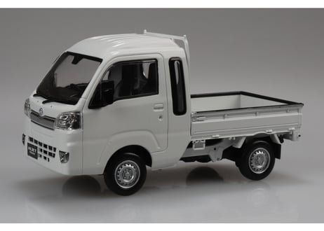アオシマ 1/32 楽プラ スナップキット No.29-WE ダイハツ S500P ハイゼット トラック ジャンボ (ホワイト)
