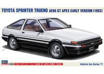 ハセガワ HC-71 1/24 トヨタ スプリンター トレノ AE86 GT APEX 前期型 （1983）
