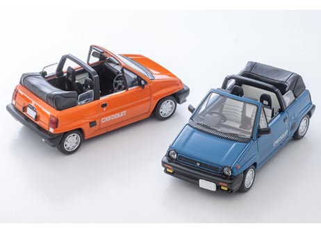 トミーテック 1/64 TLV-N262c ホンダ シティカブリオレ（オレンジ）84年式
