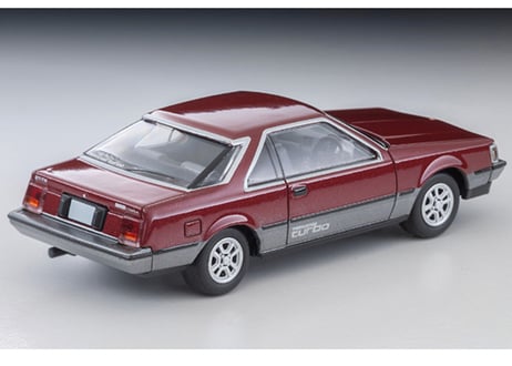 トミーテック 1/64 TLV-N69c トヨタ コロナ ハードトップ 1800GT-TR（ワイン／グレー）84年式