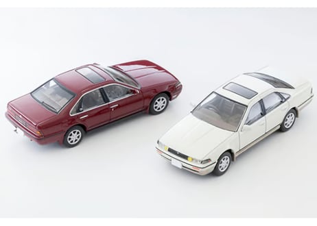 トミーテック 1/64 TLV-N319c 日産 セフィーロ タウンライドSV（白／ベージュ）91年式