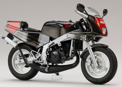 ホビージャパンHJMバイク No.2　1/12 Honda NSR50 '89 マックスグレーメタリックｘグラニットブルーメタリック