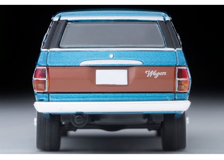 トミーテック 1/64 TLV-N55b 日産 スカイライン ワゴン 1800 スポーティGL（青）72年式