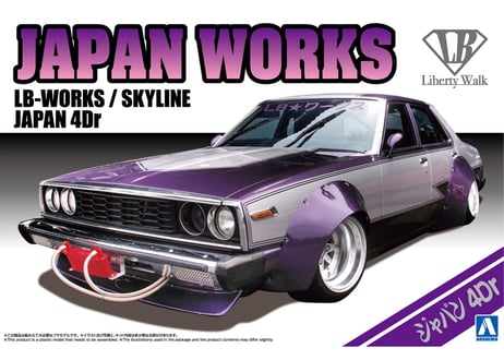 アオシマ 1/24 リバティーウォーク No.1 LBワークス ジャパン4Dr