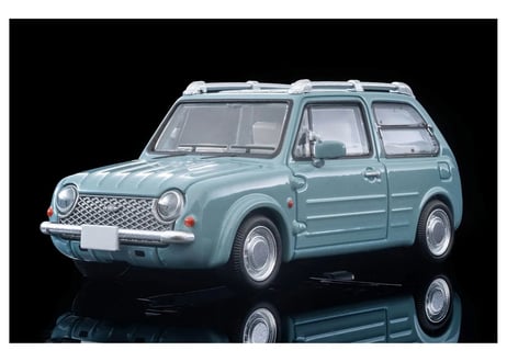 トミーテック 1/64 TLV-N379a 日産 PAO（アクアグレー）1989年式