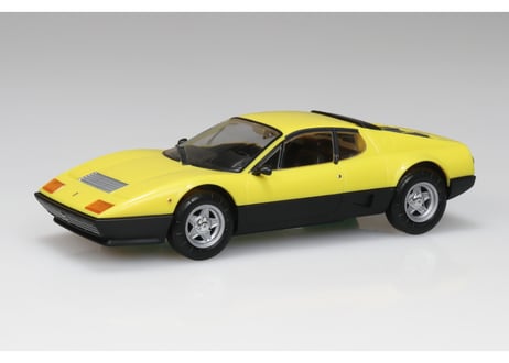 アオシマ 1/32 楽プラ スナップキット No.26-YW フェラーリ 512 BB(イエロー)