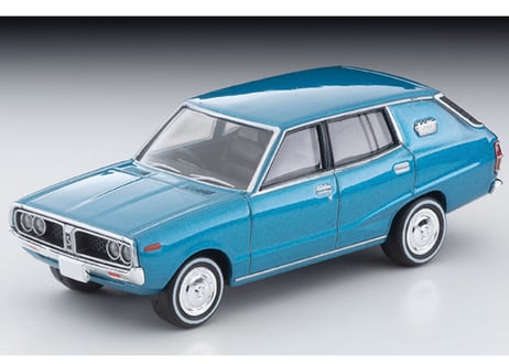 トミーテック 1/64 TLV-N55b 日産 スカイライン ワゴン 1800 スポーティGL（青）72年式