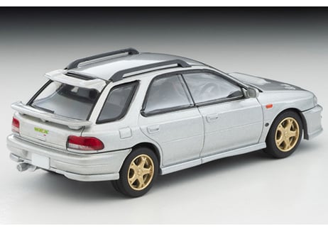 トミーテック 1/64 TLV-N281c スバル インプレッサ ピュアスポーツワゴン WRX STi Ver.V（銀）98年式