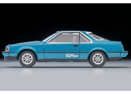 トミーテック 1/64 TLV-N69d トヨタ コロナ ハードトップ 1800GT-TR（ターコイズ）84年式