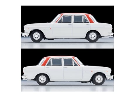 トミーテック 1/64 TLV-217a プリンス スカイライン 2000GT（白／赤）65年式