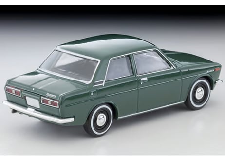 トミーテック 1/64 TLV-219a ダットサン ブルーバード 2ドアセダン 1400スタンダード（緑）70年式