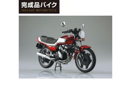 アオシマ 1/12 完成品バイク Honda CBX400F キャンディアラモアナレッド/パールシェルホワイト
